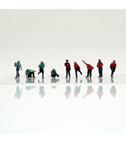 Amazon.co.jp: figreal 1/144 航空自衛隊員セット001 8体 彩色済み